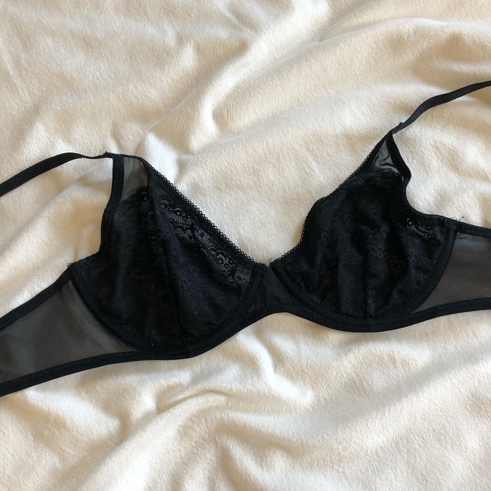 34B Mesh Laced Bra